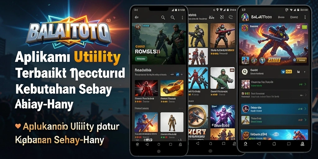 Tampilan utama BALAITOTO menampilkan alat-alat Utility yang praktis.