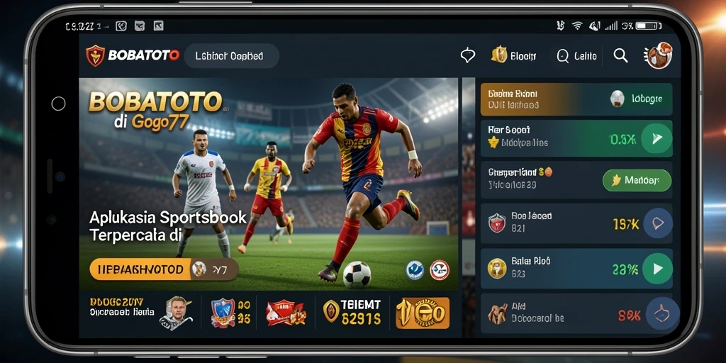 Tampilan menarik aplikasi BOBATOTO saat bermain di perangkat mobile.