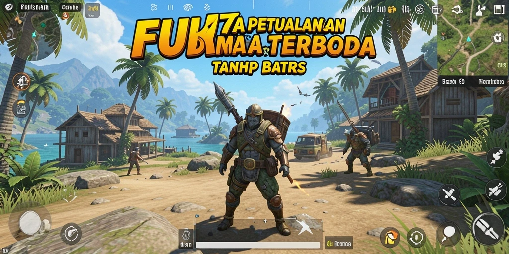 Gameplay FURLA77 menampilkan eksplorasi dunia terbuka yang kaya.