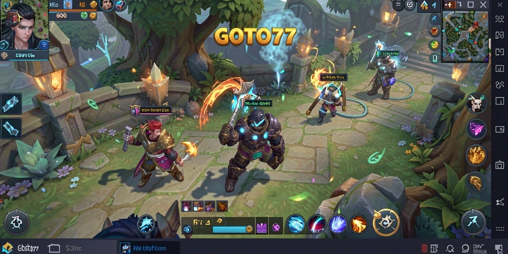 Tampilan gameplay GOTO77 yang memukau dan penuh aksi.