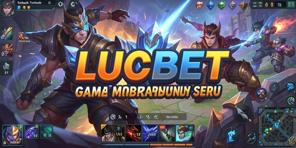 Screenshot gameplay LUCUBET dengan pertarungan seru.