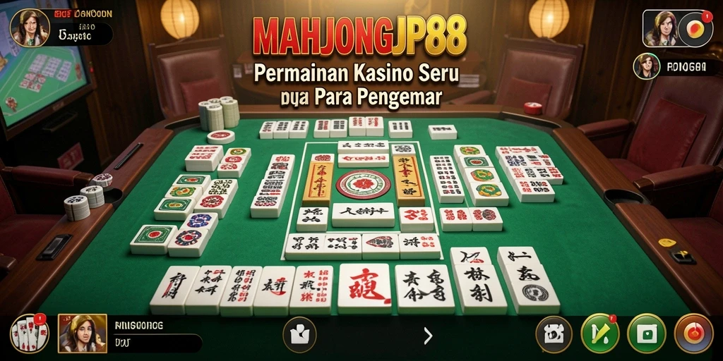 Tampilan menawan dari permainan Kasino MAHJONGJP88 yang seru.