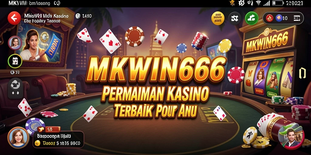 Screenshot menunjukkan gameplay seru dari permainan kasino MKWIN666.