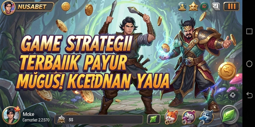 Screenshot NUSABET menampilkan gameplay strategi yang mendebarkan.