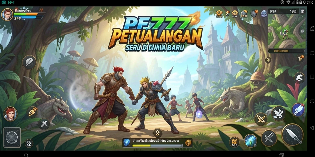 Tampilan gameplay PF777 yang menampilkan petualangan seru dan grafis menakjubkan.