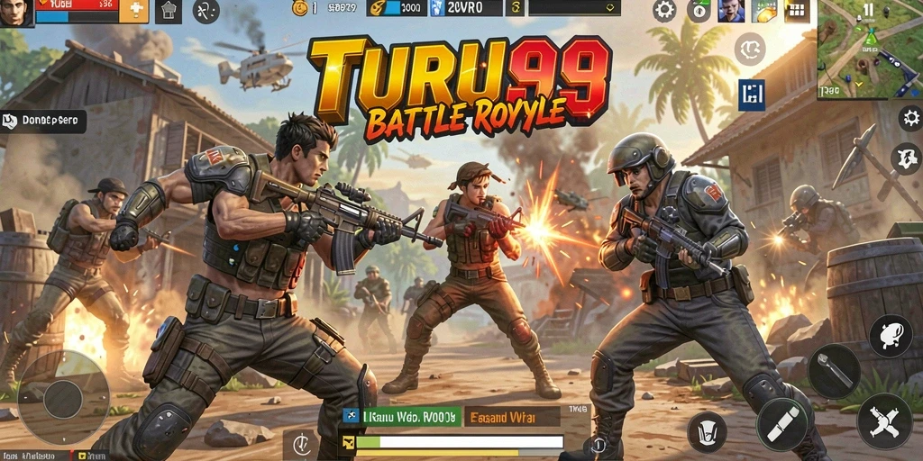 Tampilan menegangkan dari pertempuran di TURU99.