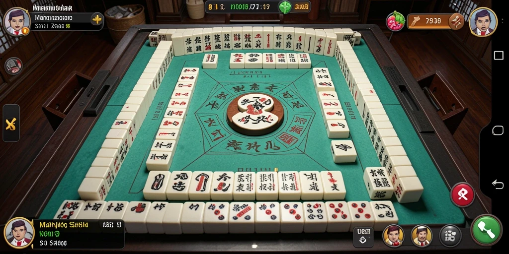Tampilan menakjubkan dari gameplay Mahjong V21.